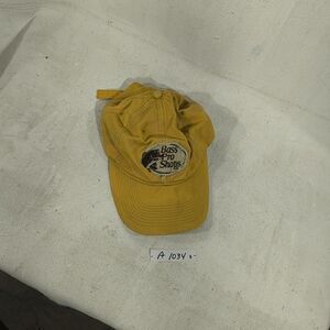 Bass Pro Mustard Colored Adjustable Cap With Bass Pro Logo
